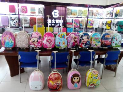 China egg shaped kids trolley luggage bag suitcases in baigou baoding hebei China Factor for sale