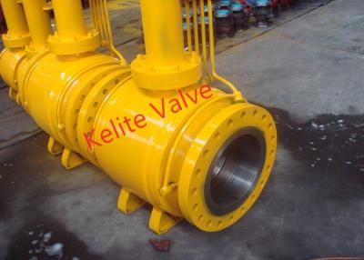 China Industrial Fully Welded Ball Valve , Fire Safe Design One Piece Ball Valve for sale