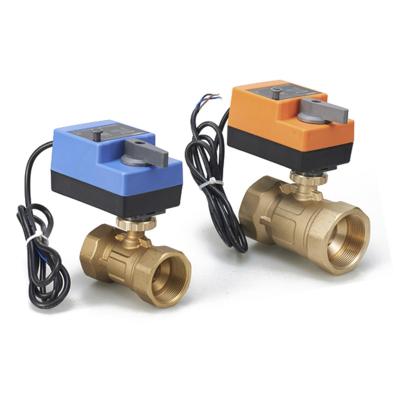 China Accurate 2 Way Electric Actuated Ball Valve For Water Level / Flow Control for sale