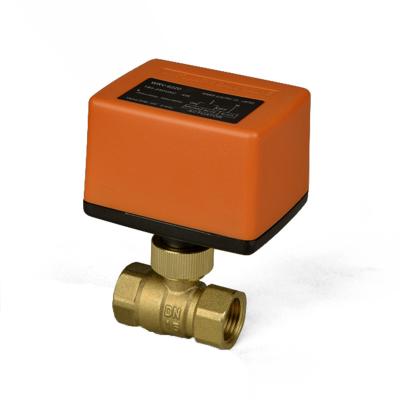 China Two Way Electric Water Flow Control Valve DN25 For Heating System for sale