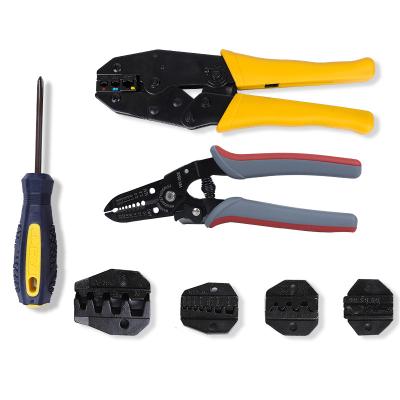 China Multifunctional Tool Kit Tool LEKON WXK-30J Connectors Combination Customized Terminal Press Bench Pliers for sale