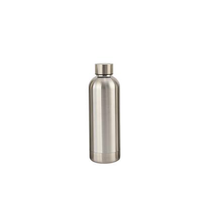 China 500ml PORTABLE Custom Logo Color Stainless Steel Double Walls Thermos Vacuum Bottle Travel Insulated Water Flask for sale