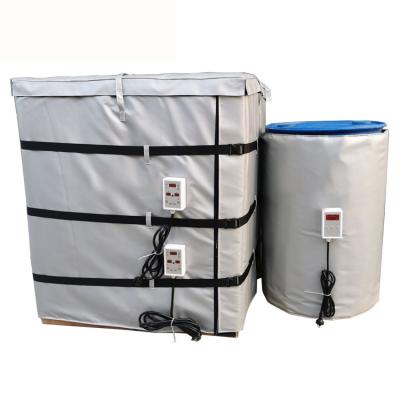 China Other IBC Container Oil Tank Heater Jacket 240v Silicone Rubber Insulation Oil Drum Heater for sale