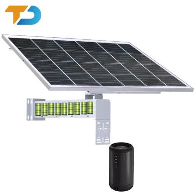 China Quick Installation IP65 Small Portable Solar Energy Storage System 30AH 40AH 50AH CCTV Solar Power System Home Off-Grid Grid-connected Inverter for sale