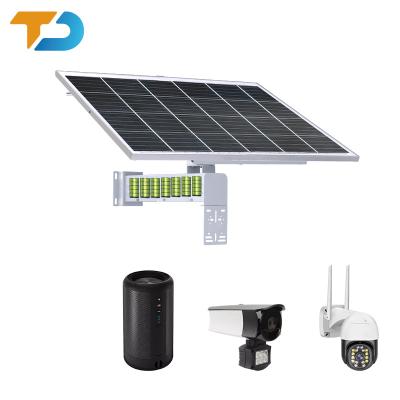 China Quick Installation IP65 Solar Management System 50w CCTV Off-Grid Inverter Solar Power System for sale