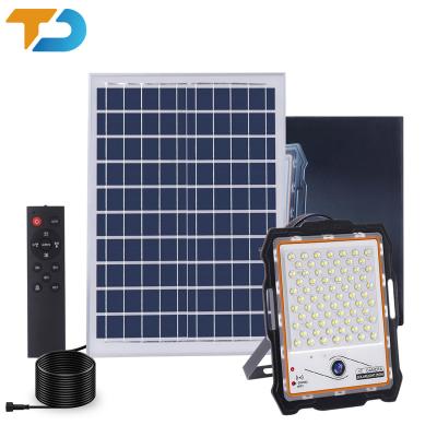 China Hotel Tecdeft High Quality garden solar light outdoor IP65 Indoor and outdoor general purpose outdoor solar flood light for sale