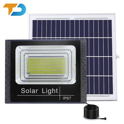 China Garden solar flood light high lumen SMD 300w waterproof IP65 reflector with remote control/flood light led solar for sale