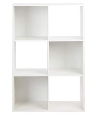 China (Other) Custom Modern Minimalist White Wooden Standard Shelf Adjustable 3 Shelves Storage For Home for sale