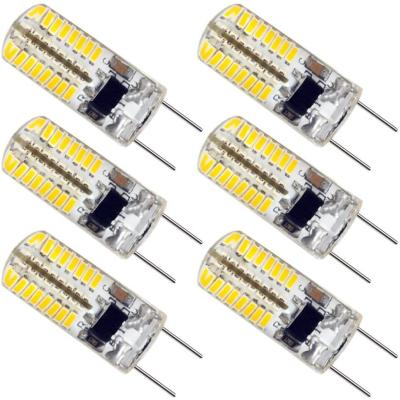 China HOTEL Silicone Bulb Corn Lighting CE RoHs LED G4 G6.35 G8 G9 LED Lights for sale