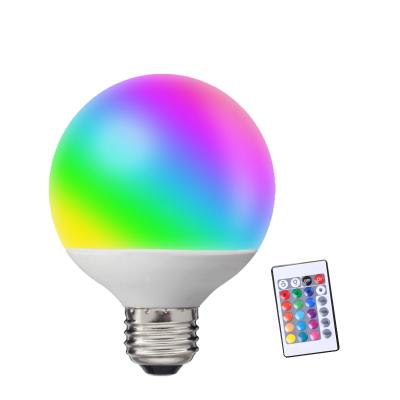 China Edison Bulbs Vintage Edison Remote Control RGB Wifi Lamp 8W E26 E27 Lamp 8W E27 Smart Home Low Sensor G95 Led Light Bulb for sale