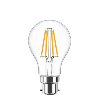 China Vintage Edison Bulbs 4W B22 Base A60 Edison Led Bulb Clear Glass Led Filament Bulb For Hotel Bar Home Restaurant for sale