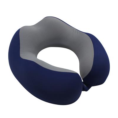 China Anti-Apnea memery adjustable custom black U-shaped chin travel support pillow for sale