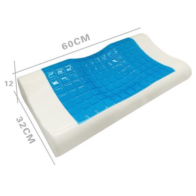 China Evolution Ortho Neck Memory Foam Anti-Apnea Gel Cool Sleeping Pillow for sale