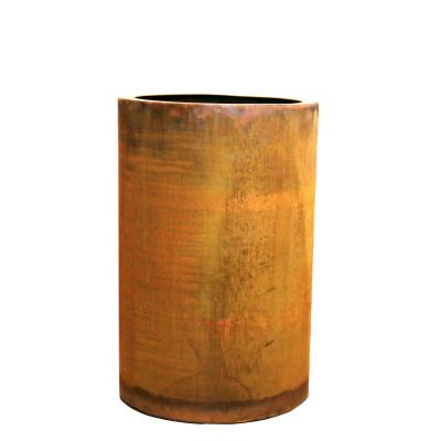 China Supplier Planter metal flower pot modern manufacturing round flower pot corten pot for sale