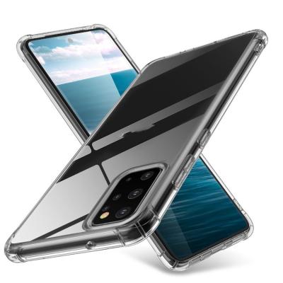 China Shockproof Airbag Shockproof Soft Tpu Transparent Case For Samsung S20 Plus/S20 Ultra/S10 Crystal Clear Shockproof Tpu Case for sale