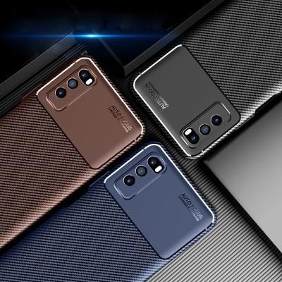 China Newest Design Carbon Fiber Shockproof Phone Case For Samsung Note 20 Plus Soft TPU Case For Samsung S22 S21 Ultra Plus for sale