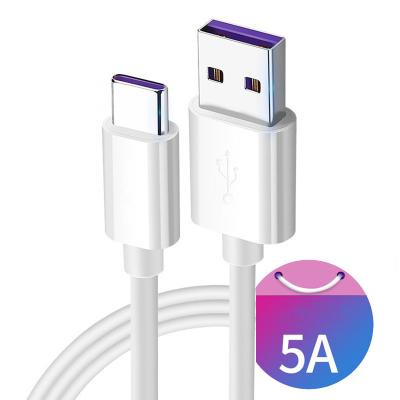 China MP3/MP4 Player Usb Data Cable Type C Fast Cable For Samsung Huawei Xiaomi Android Phone Super Fast 5A Charger Cable for sale