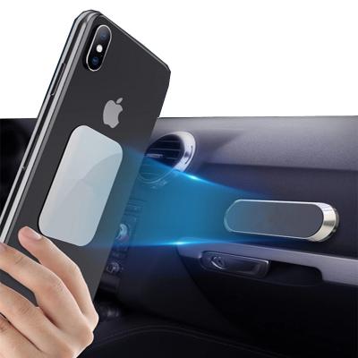 China Magnetic Holder Mini Strip Shape Phone Car Phone Holder Car Stick Holder Mount Universal Strong Magnetic Flat Mount for iPhone for sale