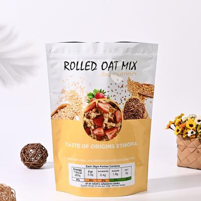 China 2022 Hot Sale Custom Printed Whey Protein Packaging Bag Food Ziplock Bag Moisture Proof Stand Up Pouch With Aluminum Foil for sale