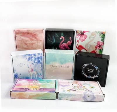 China Custom Recycled Corrugated Paper Clothing Packaging Materials Eco Friendly Color Printing Shipping Box for sale