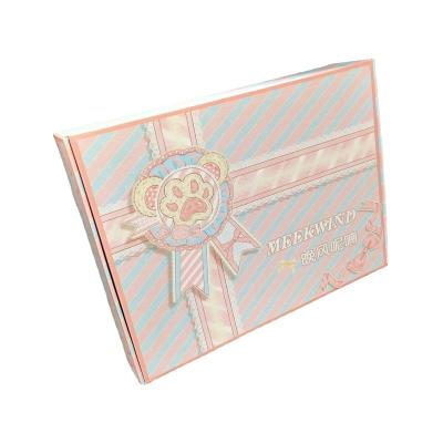 China Recycled Sweet Materials Logo Packaging Pink Custom Paper Box for sale