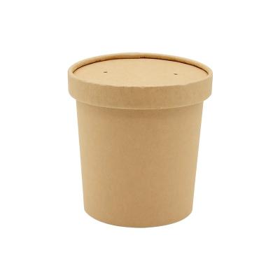 China Other Custom Takeaway Disposable Cardboard Lunch Box High Grade Fast Food Bowl Packing Box Paper Packing Box Soup Bucket Soup Cup for sale