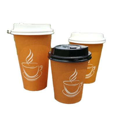 China Other Coffee Disposable Paper Cup Thickened Milk Hot Milk Soybean Packaging Takeaway Cup With Lid for sale