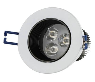 China Office High Brightness 3W LED Recessed Ceiling Lights 90 × 52MM 350LM 72mm Hole for sale