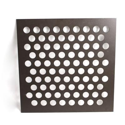 China Ceiling Perforated Sheet Metal Facade Aluminum Decorative Perforated Panel for sale