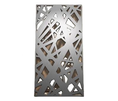 China Modern Aluminum Decorative Metal Panels Exterior Interior Laser Cut Screen Designs With Powder for sale