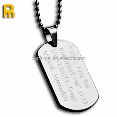 China All Country Wholesale Bulk Military Dog Tags Name Tags For Man And Kids for sale