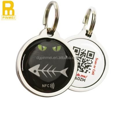 China pvc nfc pet id tags for dogs 2016 hot sale waterproof pvc metal nfc pet id tags for dogs pets for sale