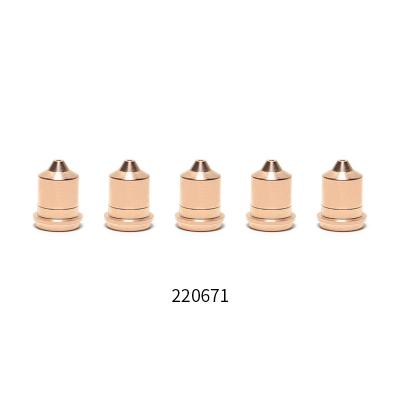 China High Quality Copper Plasma Cutting Plasma Consumable Nozzle 220671 For Powermax45 Torch for sale