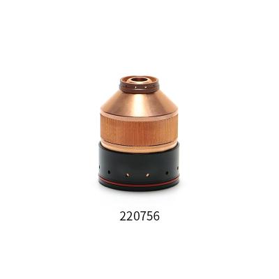 China High Quality Plasma Cutting Copper Consumables Clamping Cap 220756 For HPR130 260 400 Torch for sale