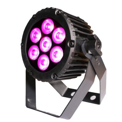 China Tri Par Profile DJ Light 7 X 3W RGB 3 In1 LED Flat Par Light For Disco for sale