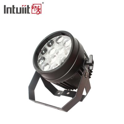 China Stille 12x10W RGBW 4in1 LED Zoom Par Stage Light Waterdichte LED Par Can Stage Light Te koop