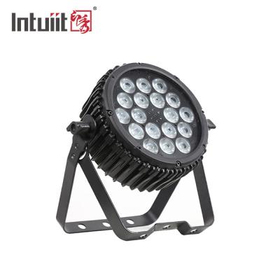 China El par de aluminio del poder más elevado LED puede efectuar la etapa delgada de las luces 18pcs 3W que enciende par en venta