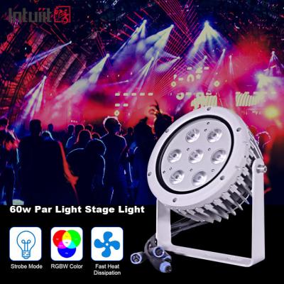 中国 屋外Ip65 Dmx 60w Rgbwは庭のための景色の点ライトを導いた 販売のため