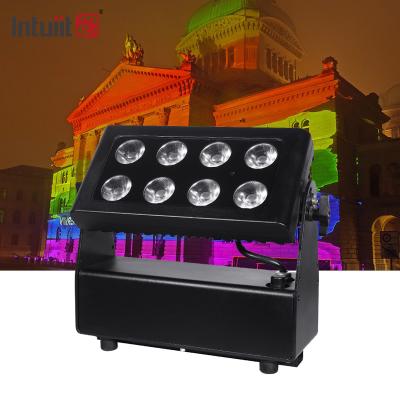 China IP65 8x15w 4in1 LED City Color Outdoor Washer Battery Flood Light For Theme Park for sale