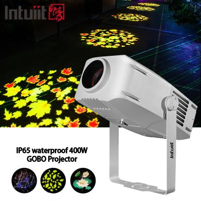 China Outdoor Gobo Projector 400w Advertisement Projector Rotating Led Waterproof IP65 Logo Gobo Projector Light for sale