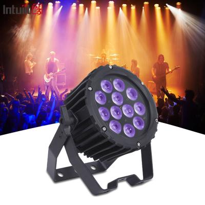 China Interior 4 en 1 LED Mini Par puede luz 12x3w RGB Par luz Fiestas Hoteles en venta