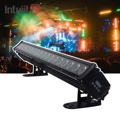 Chine 18x8W LED lave-vaisselle murale bar d'éclairage extérieur 4in1 avec dmx512 lumières pour l'extérieur du bâtiment à vendre