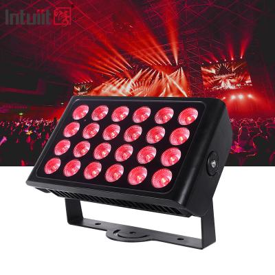 China 24PCS 10w Waterproof Led Wall Washer Light High Power Led Flood Light RGBW Led City Color Light for sale