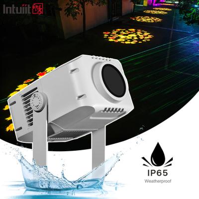 China Waterproof 100W Custom Logo Advertising Rotating gobo Projector Light Outdoor Advertising Lights for sale