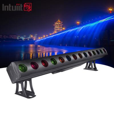 China LED Pixel Bar Light 14x15W RGBW Decoração de edifícios de clubes ao ar livre, IP65 Lava-parede à venda