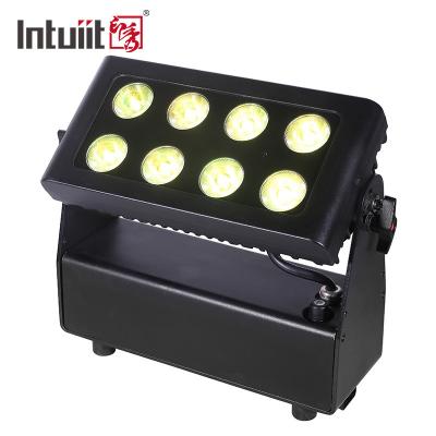 China 566lm LED flache Batterie-Partei-färbendes Licht der lichttechnischen Ausrüstung des Gleichheits-Licht-8X15W zu verkaufen