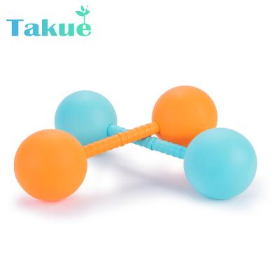 China Adjustable Body Peanut Massage Ball Massage Ball Fitness Relief Muscle Pain Massage Roller Ball Peanut for sale