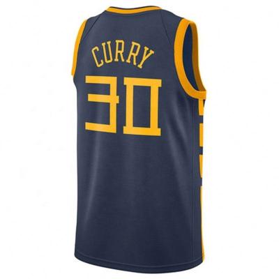 China Sublimation Stephen Curry Kevin Durant High Quality Antibacterial Basketball Tank Top Set for sale