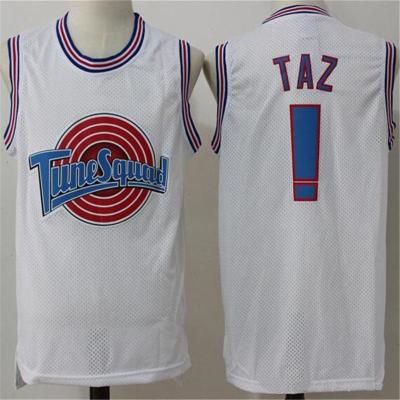 China Retro Space Jam Antibacterial Jersey Film Basketball Jersey With Shorts for sale