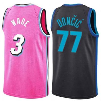 China 3 Wade Jersey Antibacterial Custom Sublimation Basketball Tank Tops Embroidery Logos Fully for sale